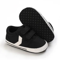 Black Fashion Newborn Casual Cloth Shoes Boys And Girls First Step Walking Shoes Infants Toddlers Children's Non Slip Baby Shoes 3