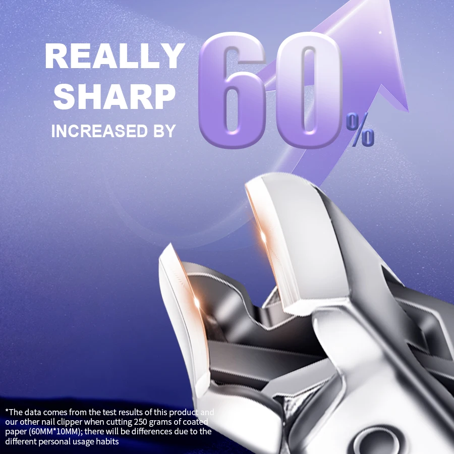 Self-locking Ultra Sharp Nail Clipper Sturdy Fingernail and Toenail Clipper Cutters for Trimming & Grooming Spring Construction 2