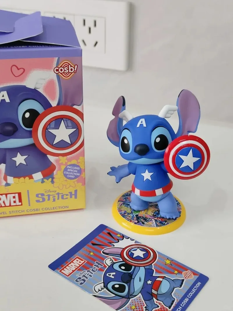 HotToys Cosbi Mini Blind Box Figure Stitch As Thor Marvel Disney Licensed Trendy Collectible Toy Movie Gift For Anime Fans - 4