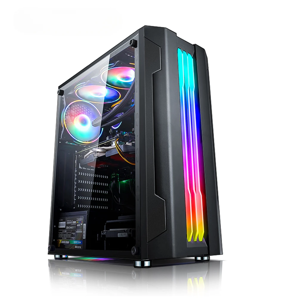 YYHC-저렴한 데스크탑 컴퓨터, 쿼드 코어, gtx1050ti, 4Gb 그래픽 카드, 게임용 노트북 컴퓨터 데스크탑 컴퓨터