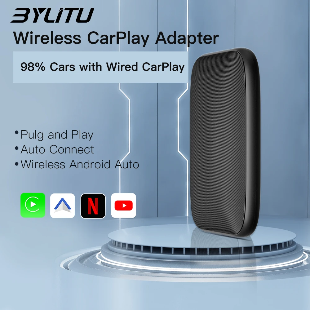 CarPlay con cable a inalámbrico Android Auto Netflix YouTube Android Ai