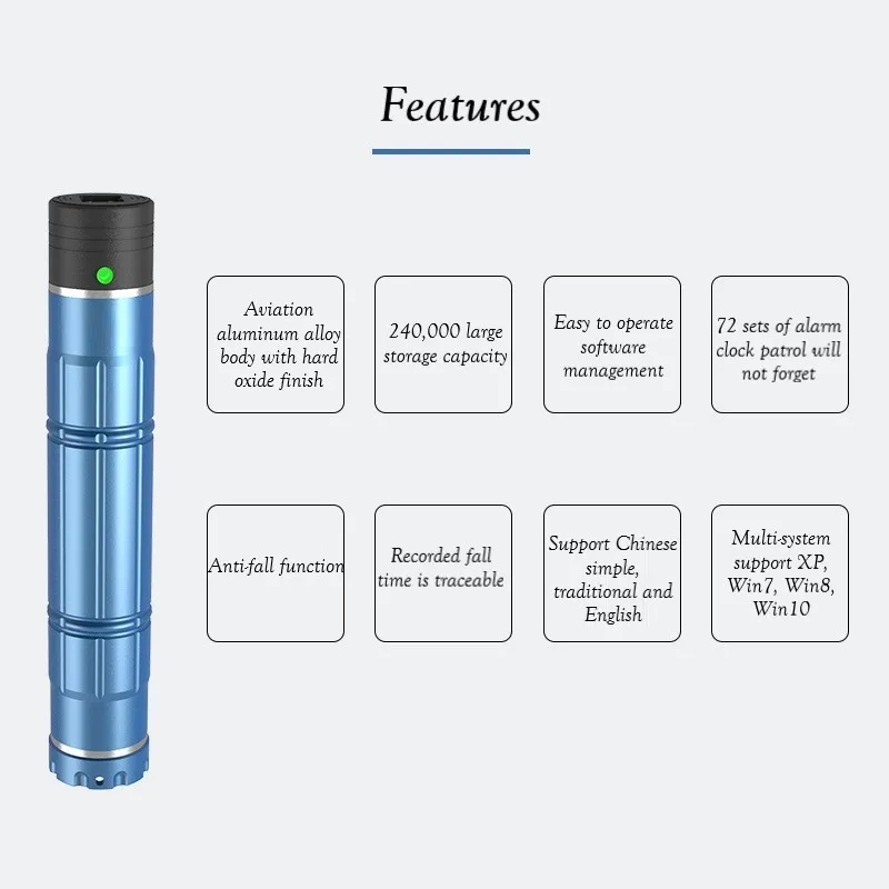 E510 Network Version Security Patrol Machine Patrol Stick Stick RBI System Free 15 points + 2 staff buttons