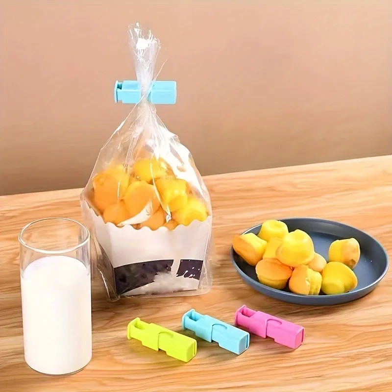 5/8pcs Food Bag Sealing Clips, Moisture-Proof, Fresh-Keeping
