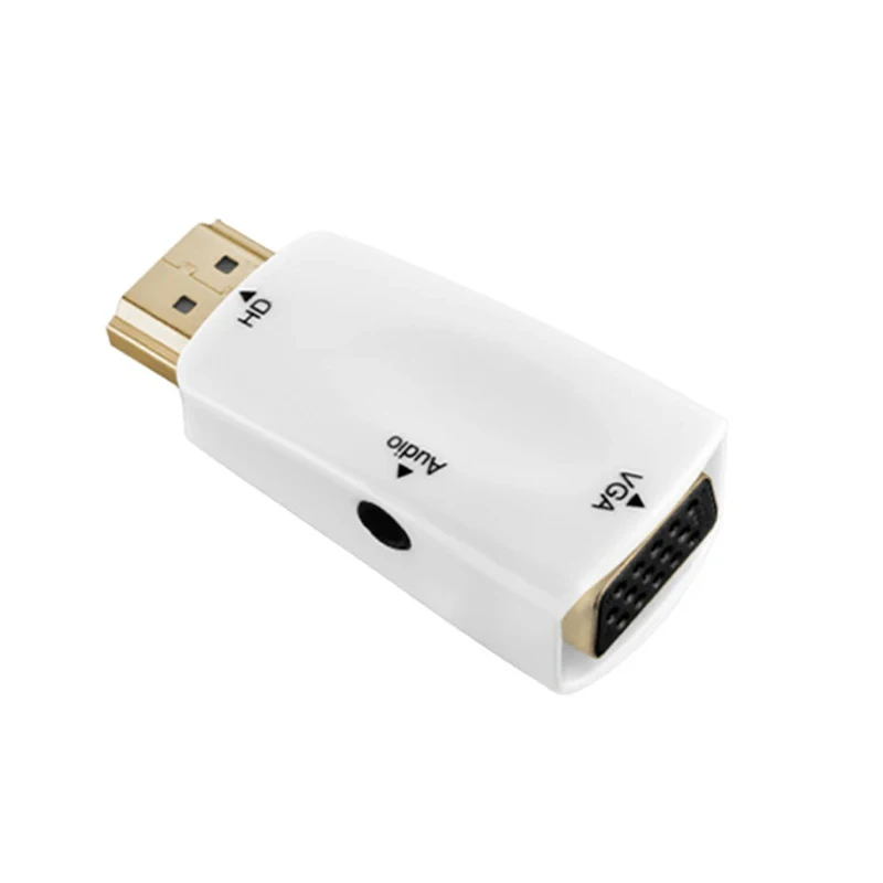 1080P/720P HD to VGA Adapter Cable with 3.5mm
