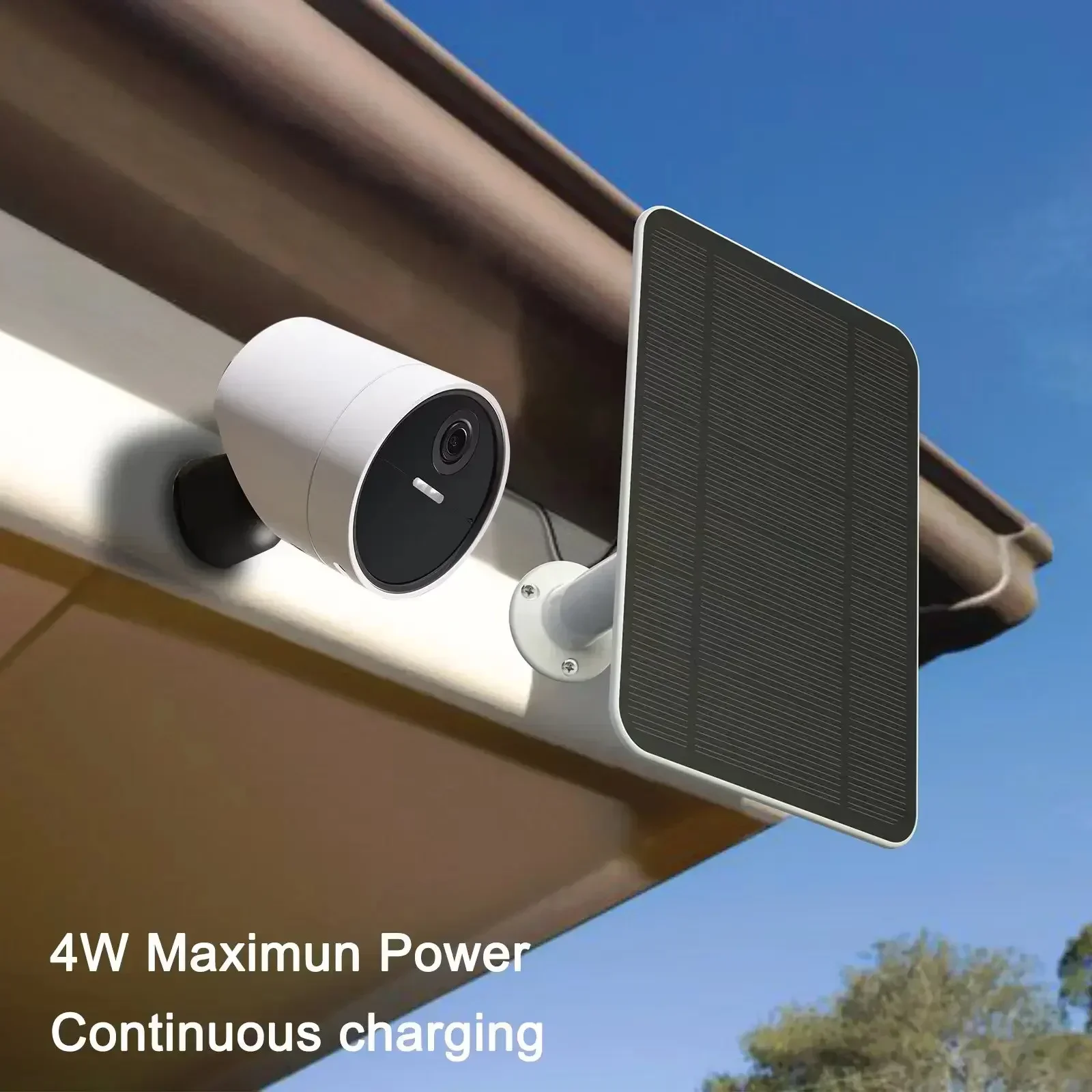 4W Solar Panel Compatible for SimpliSafe Wireless Outdoor Security Camera