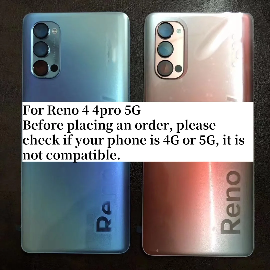 Premium Back Glass Battery Cover with Camera Lens