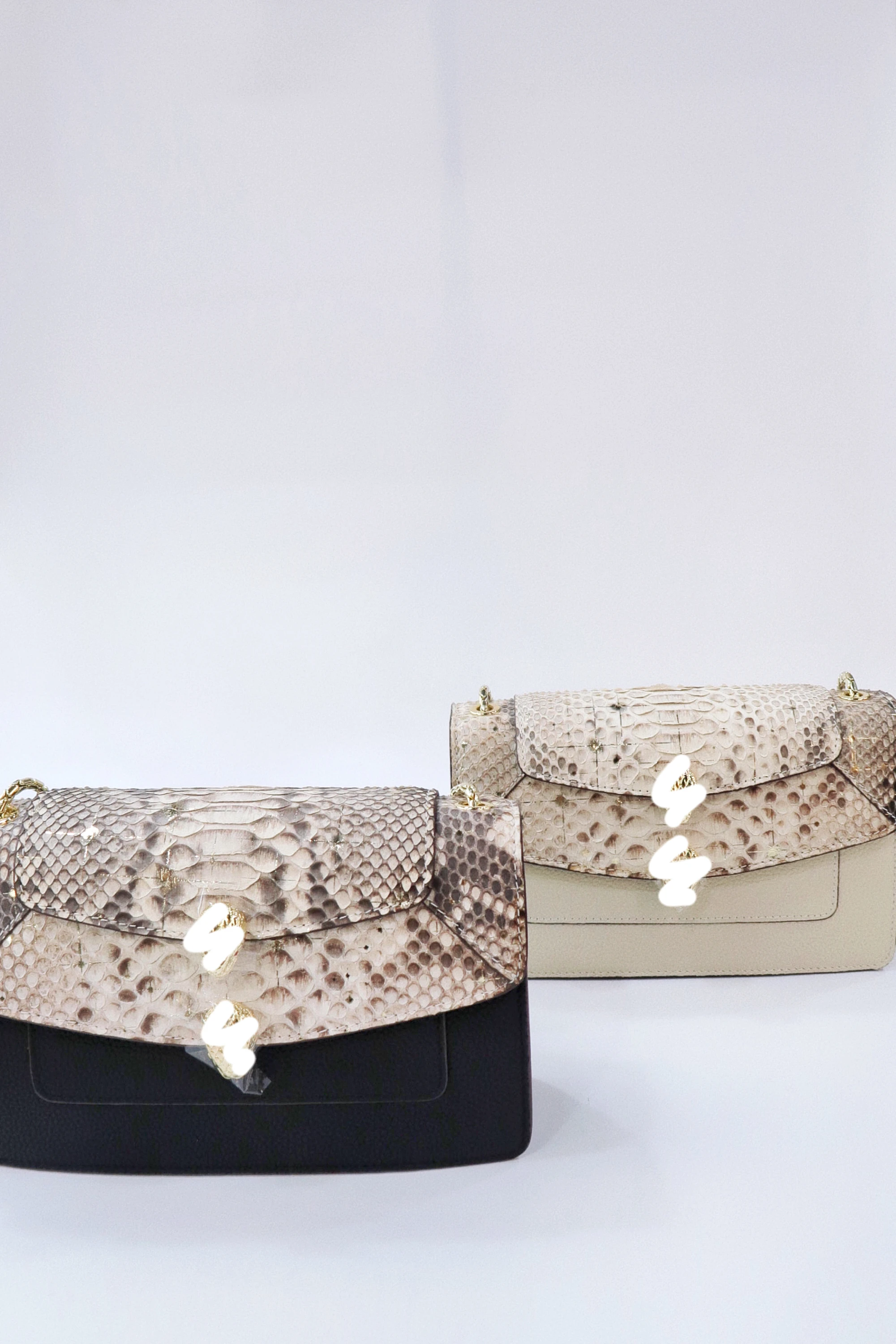 

2024NewStyleSummerSpringSnakeskinGeniuneCowhideLeatherWomen'sBagFemale'sBag