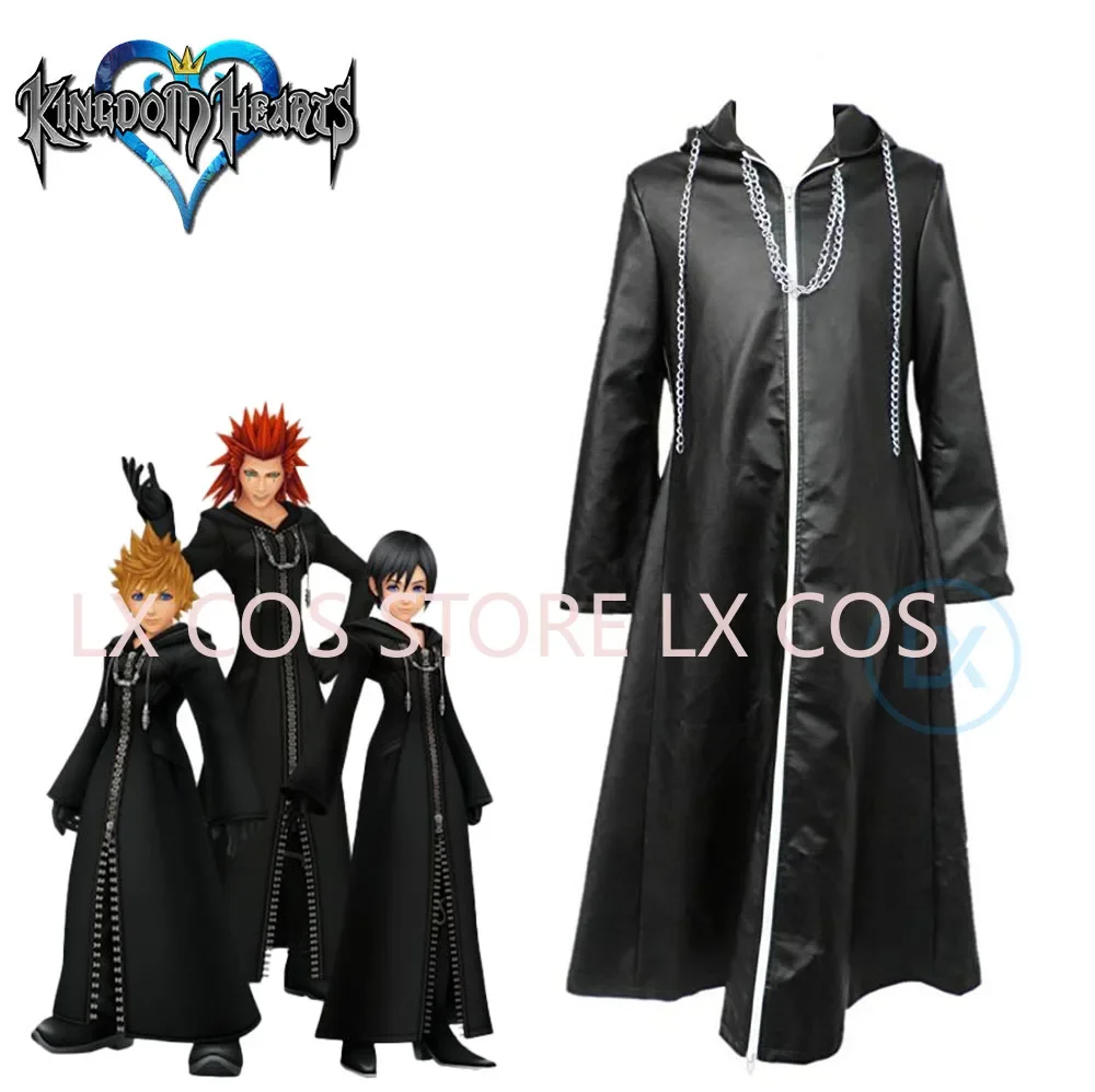 Anime Game Kingdom Hearts Iii Cosplay Costume Organizzazione Xiii Office Trench Coat Custom Made For Halloween Carnival Costumes