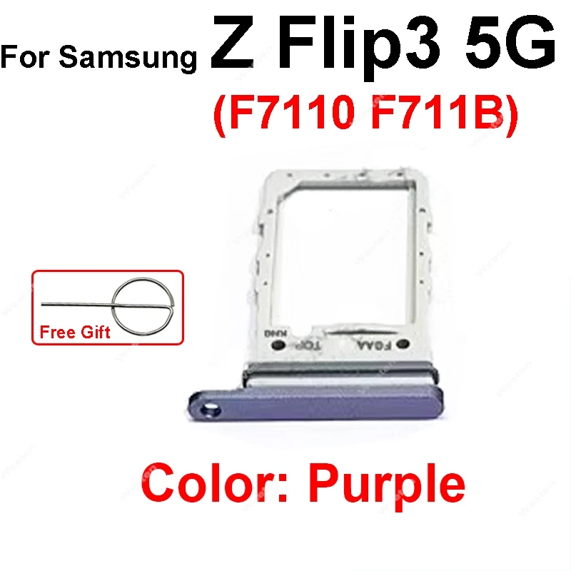 Enhanced Sim Card Tray Reader Holder Slot for Samsung Galaxy Z Flip Series