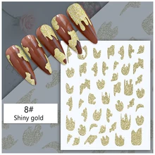 

Back Glue Nail Decals Melt Ice Cream Bear Star Heart Flame Butterfly Stickers Decoration For Nail Art Manicure Beauty