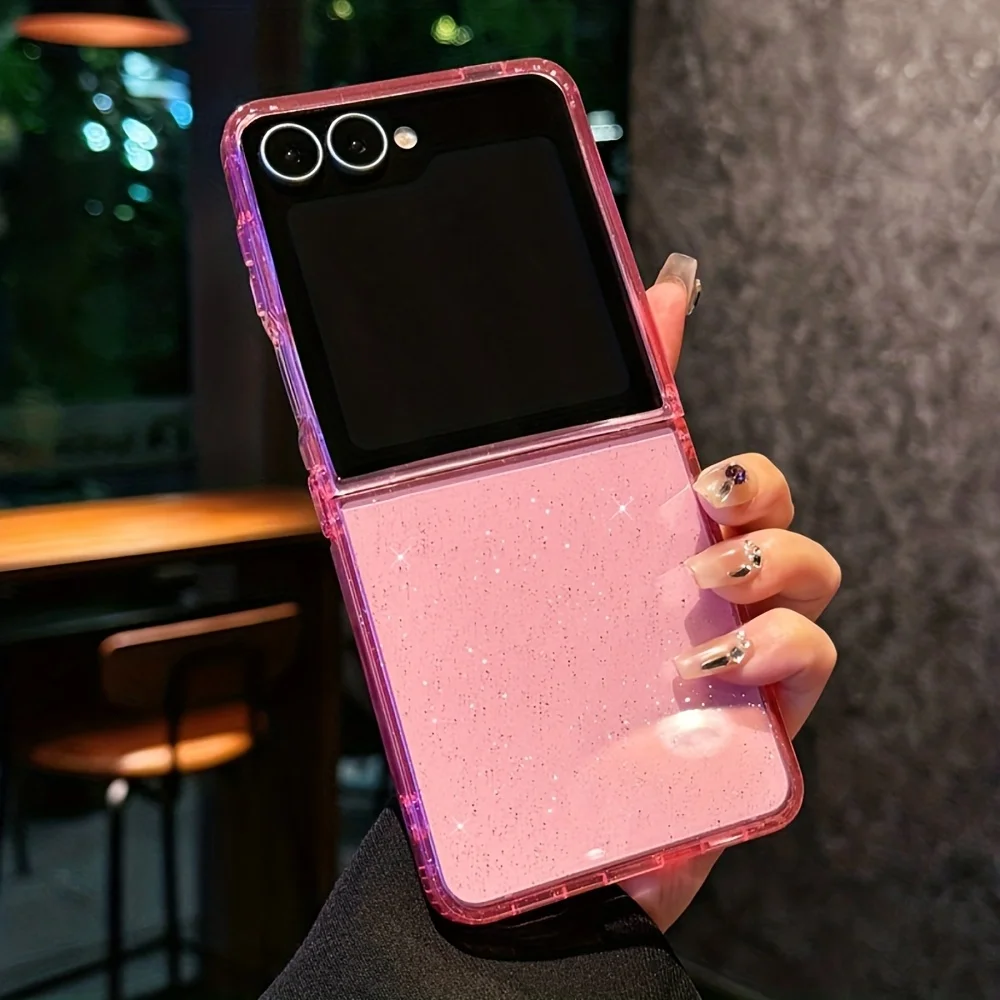 Glitter Sequins Clear Transparent Bling Shockproof Phone Case