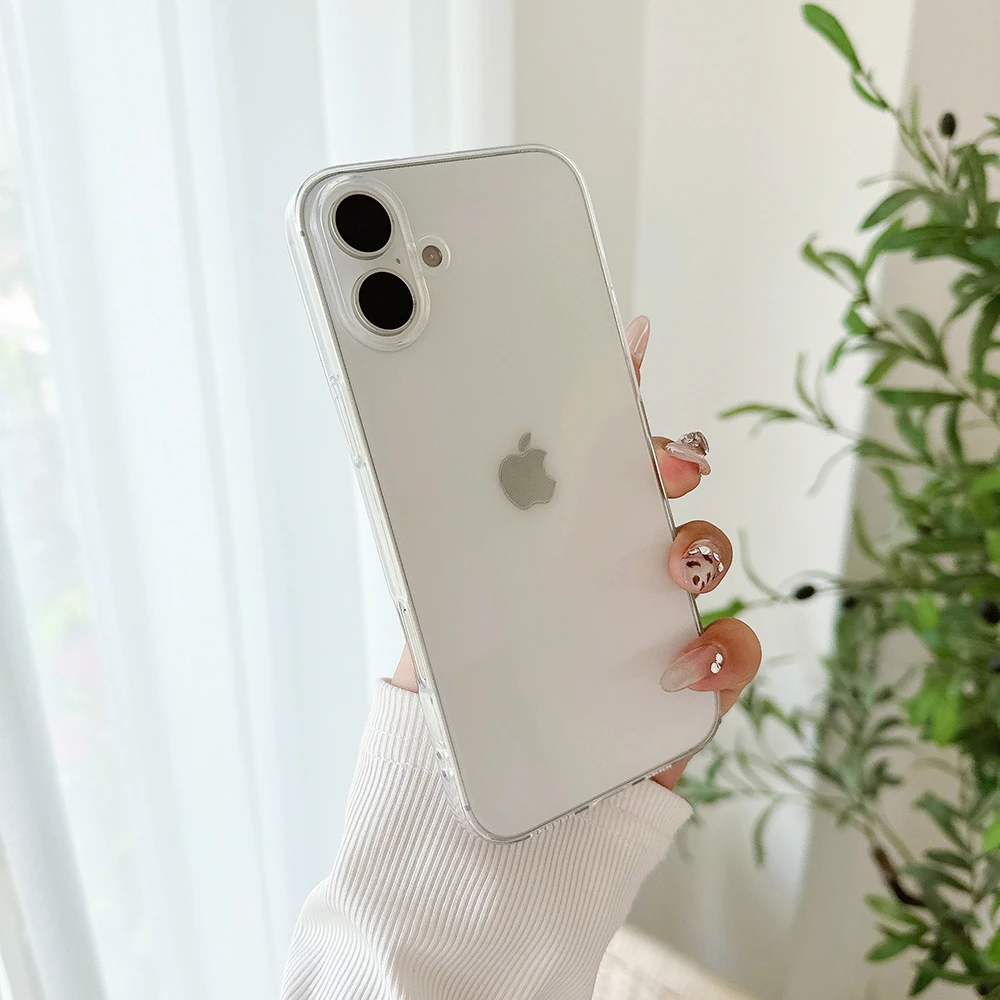 Vibrant Candy Color Transparent Silicone Soft Case - Ultra Thin Clear Shell