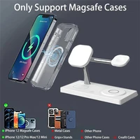 7 in 1 Magnetic Wireless Charger Stand For iPhone 14 13 12 Pro Max Apple Samsung Huawei Watch Airpods 30W Fast Charging Station - Image 2