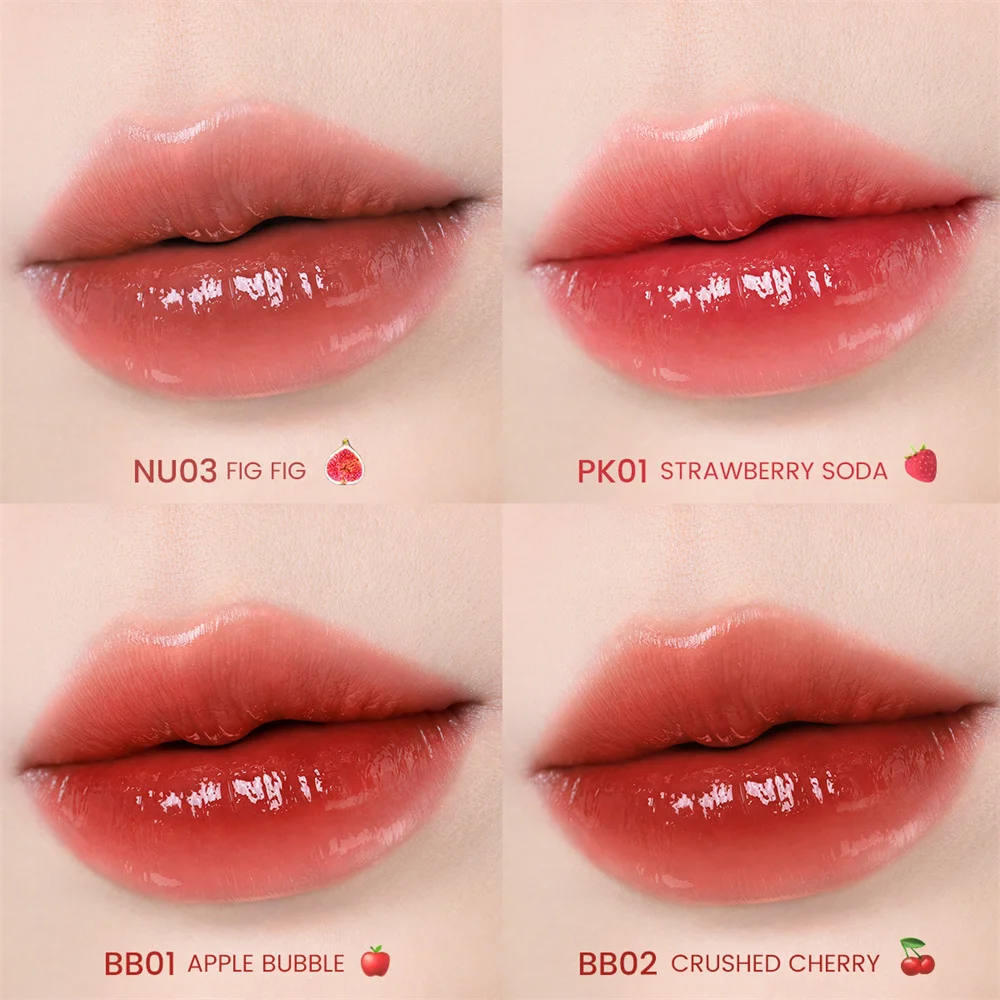 Jelly Watery Light Lip Glaze Moisturizing Lip Gloss Non-stick Cup Lip Glaze Waterproof Lasting Lip Gloss Makeup Lip Cosmetics 2
