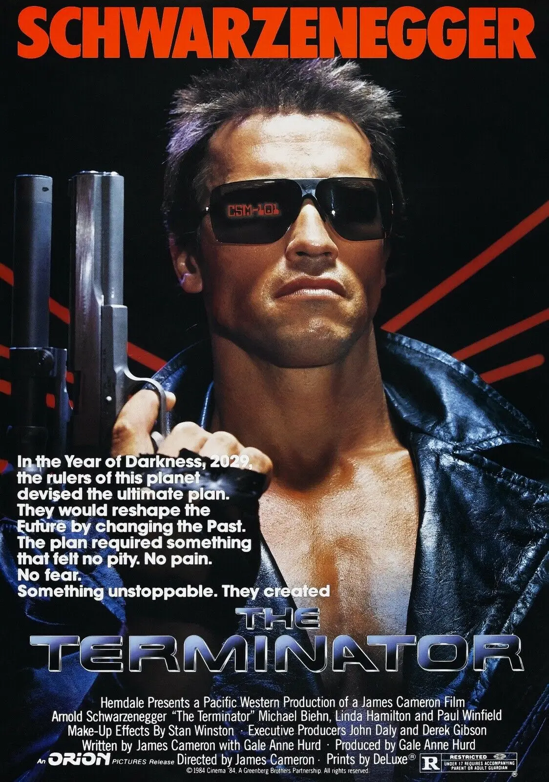 

THE TERMINATOR Classic 80's винтажный кино художественный принт Шелковый плакат домашний Настенный декор