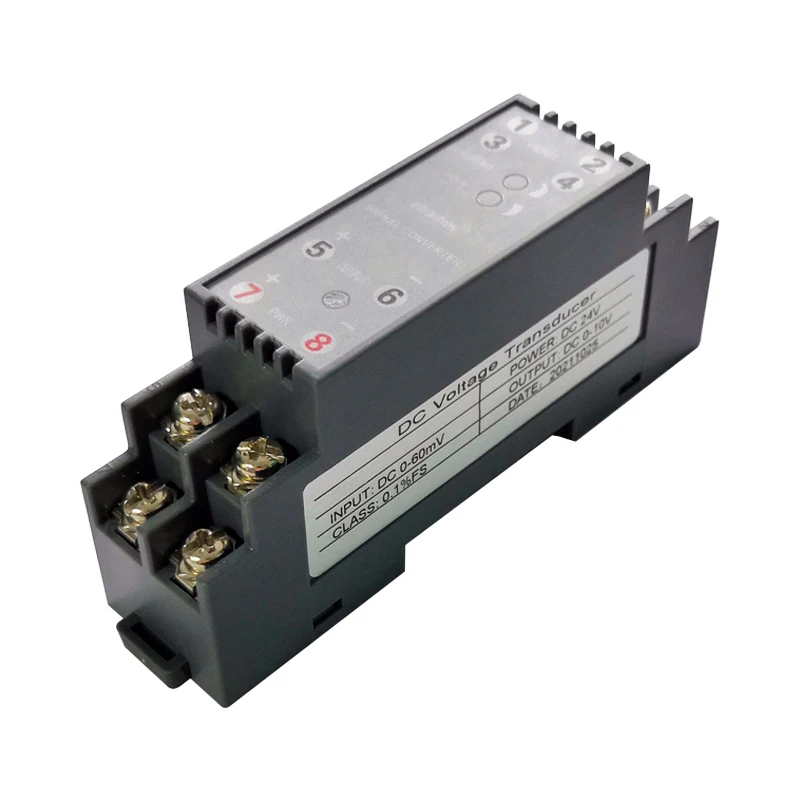 DIN Rail Isolated 075mV 010V 420mA Converter 05V Isolator Analog Voltage Current Signal