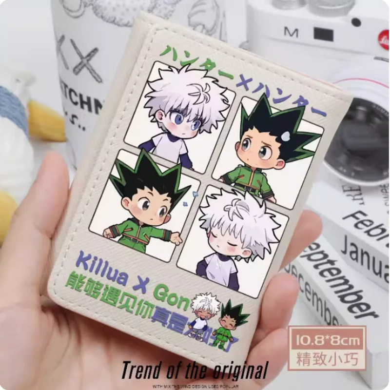 

Anime Hunter×Hunter Killua Zoldyck Fashion Wallet PU Purse Card Holder Hasp Money Bag Cosplay Gift B849
