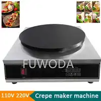Digital Display Pancake Maker Machine Circle French Crepes Making Machine 40cm Baking Frying Machine Spring Roll Pie Grill Maker 1