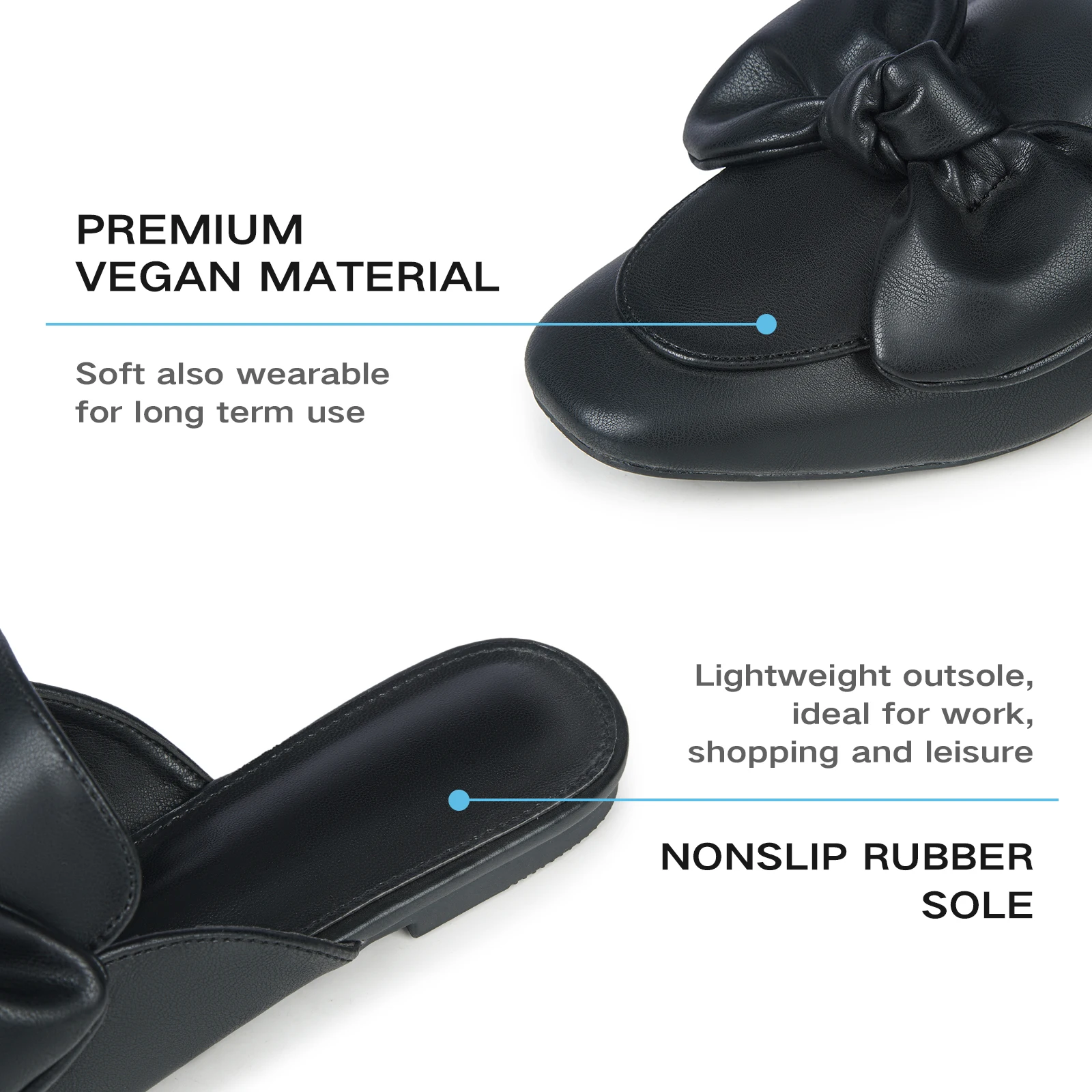 Samilor Pointed Toe Mules And Comfortable Flat Loafers For Women_voghion.com