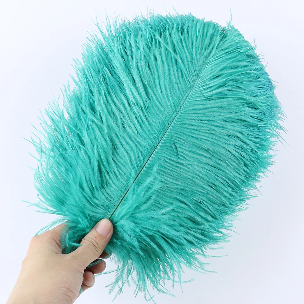 Description Picture 4 of itemWholesale White Ostrich Feather Natural Plume for Wedding Party centerpiece Handicraft Decoration Craft Feathers 25-30cm/10-12"