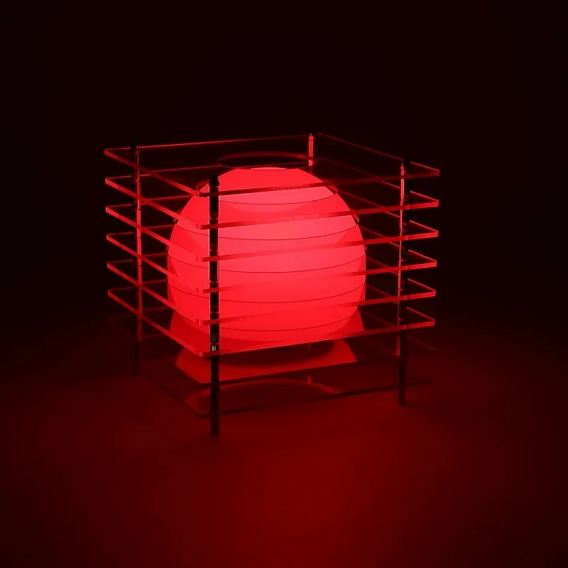 DIY Acrylic Thousand Layer Lamp Moon Lamp Desktop Decoration Suspended Atmosphere Light Room Props Home Decor Night Light Gifts