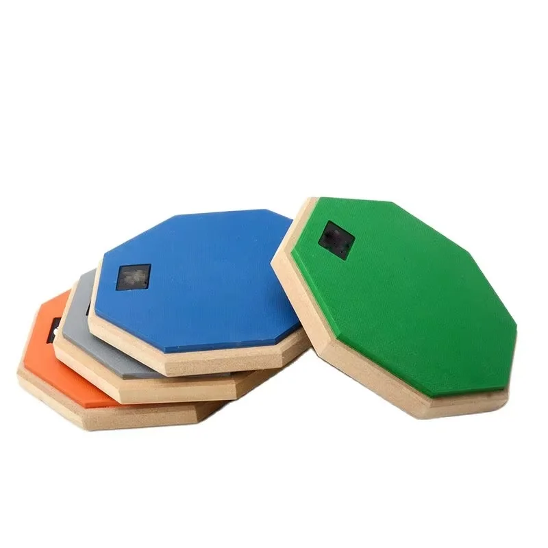 8 Inch Drum Practice Pad Rubber Wooden Dumb Drum Pad Mute Training for Jazz Drums Exercise Beginners
