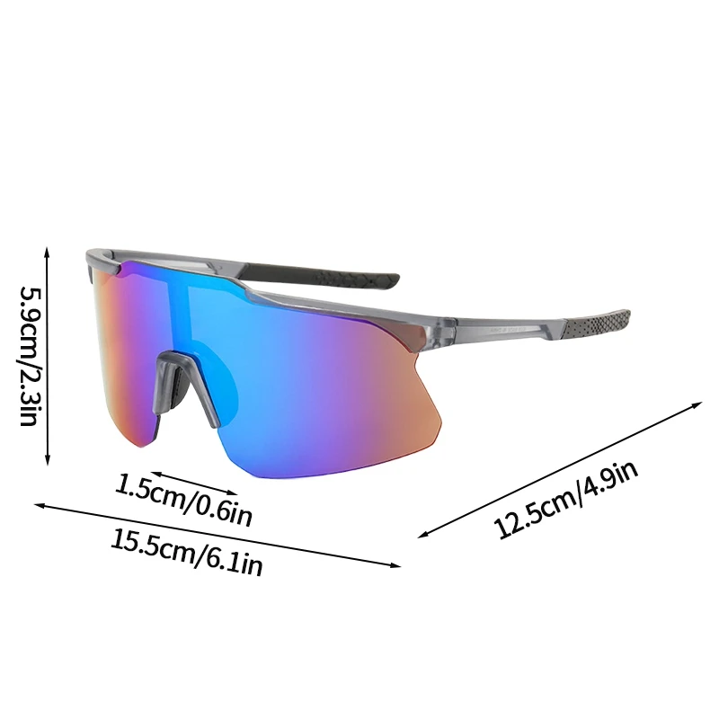 Unisex UV Protection Outdoor Sports Sunglasses for Cycling, Running, and Fishing