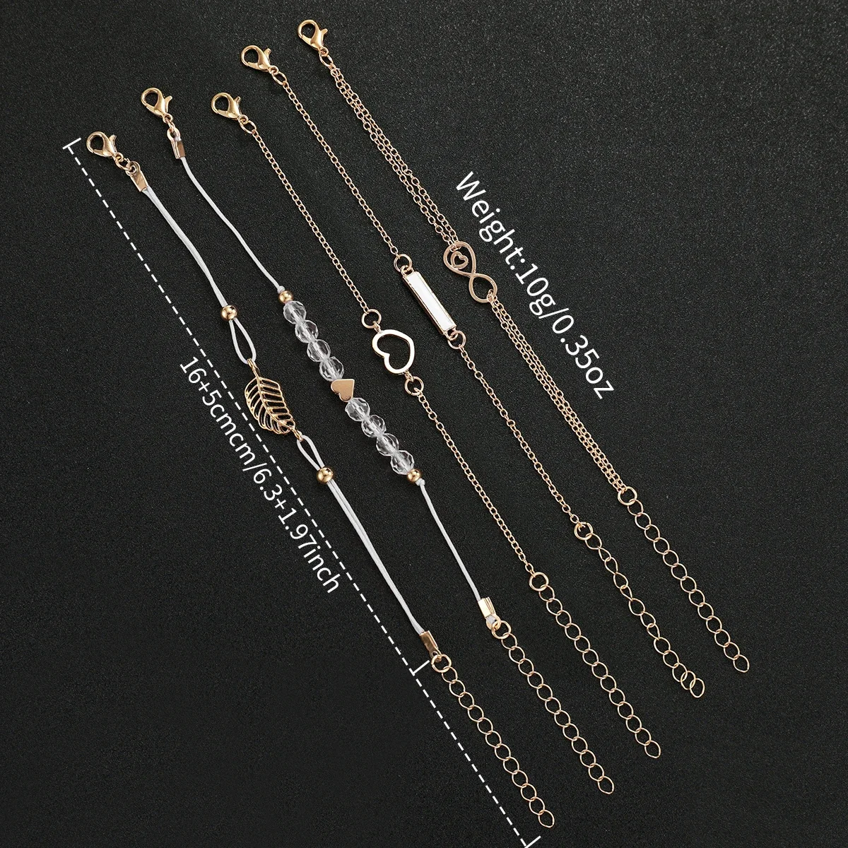 6PCS/Set Women's Watch Fashion Rhinestone Flower Dial Quartz Watches Bracelets Set（Without Box）