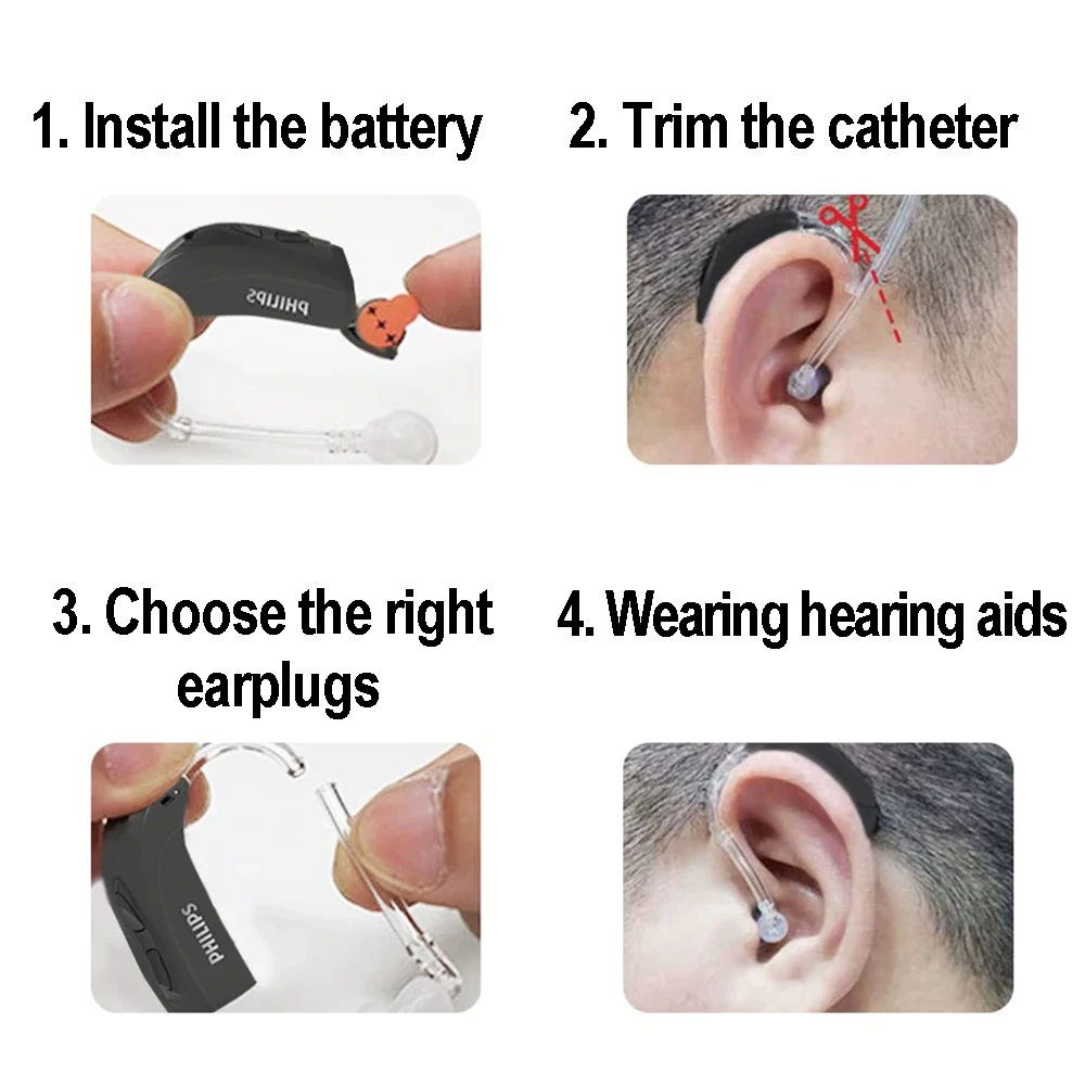Hearlink 2000/3000 PP hearing aids 115db Digital Programmable  Mobile Phone Remote Adjust 2.4G Bluetooth wireless Hearing aid 6