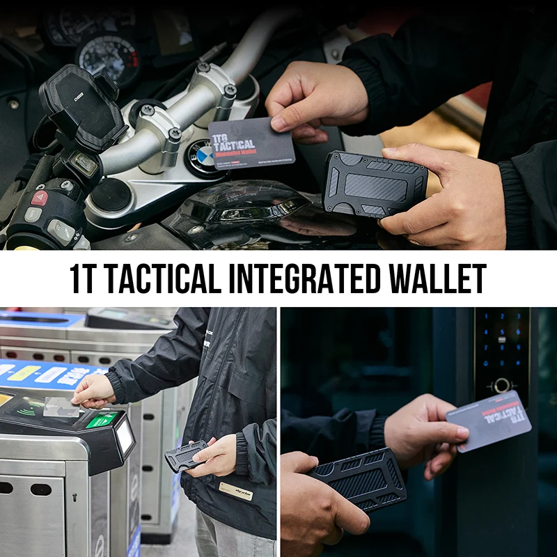 ONETIGRIS Wallet For Men Outdoor Card Holder Practical Tactical Magsafe Aluminum Mini Smart Magic Wallet Holds Up 15 Cards-01 tactical wallet