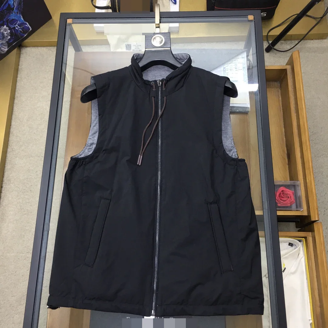 

BILLIONAIRE SIJITONGDA 2024 spring vest vest vest, super versatile, 100% cotton loop fabric, soft and comfortable to wearM-3XL