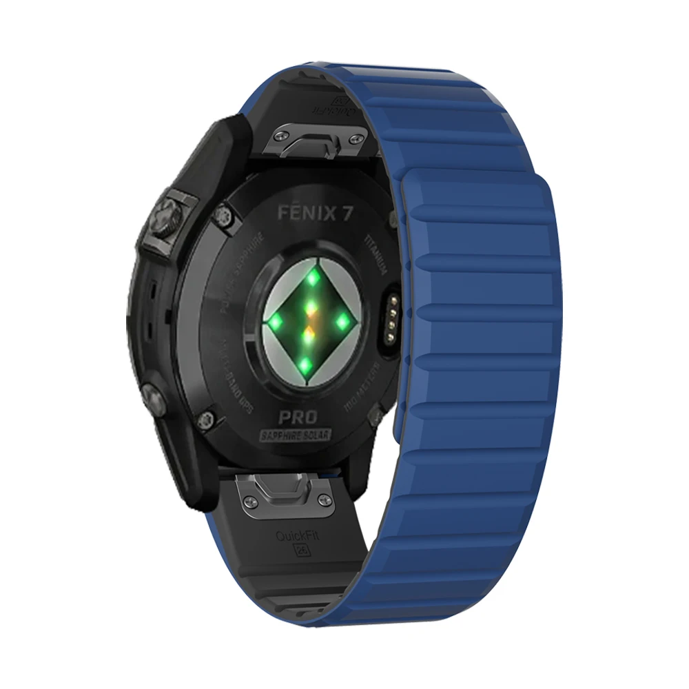 Silicone Magnetic Loop Wrist Strap for Smartwatches (26/22mm)