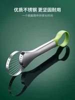 Avocado Knife Gadget Stainless Steel Cutters Kitchen Gadgets Fruit Cutting Artifact All for Kitchen and Home Dragon Fruit Slices - Image 6