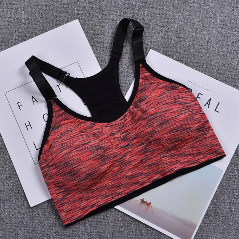 Sexy Bra Tops Women Filled push up tank Bra With Suspenders Cami Modal Five Color Sexy Running fitness Bra vest top