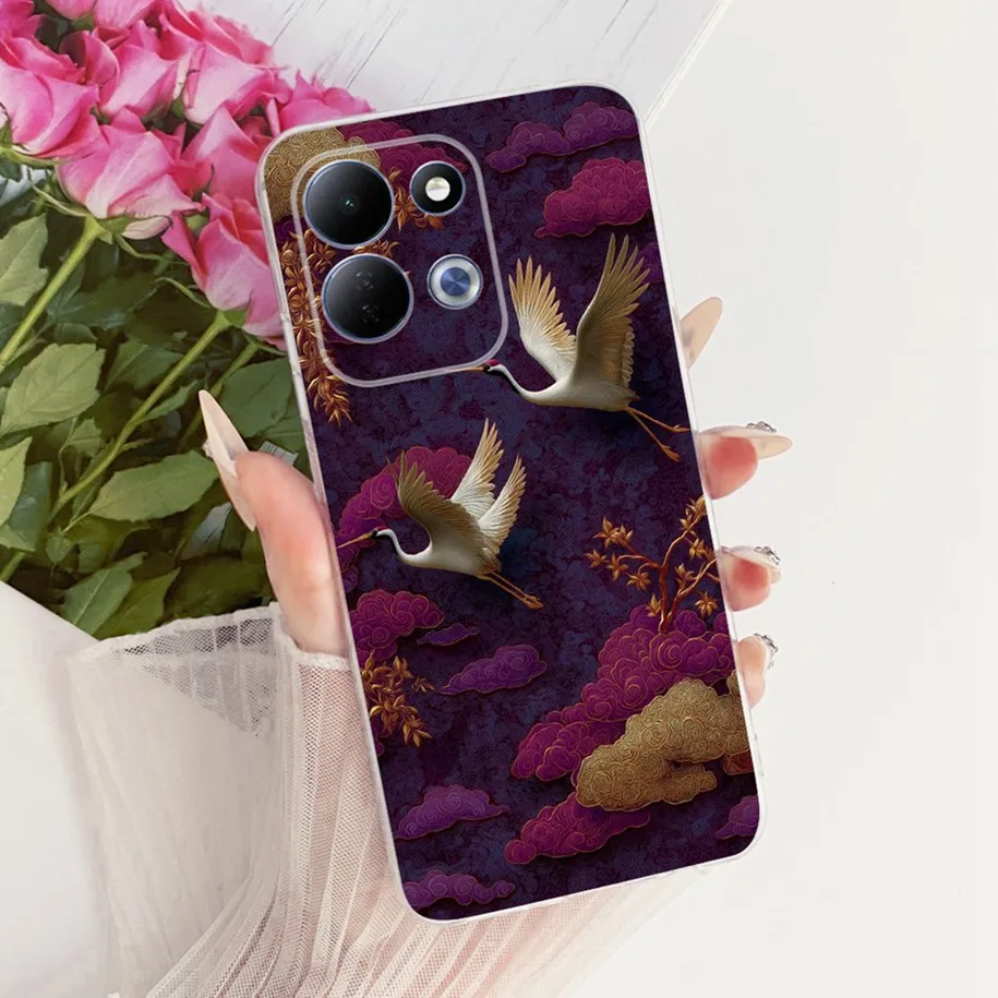 Cute Cartoon Animal Soft Silicone Clear Phone Case Cover