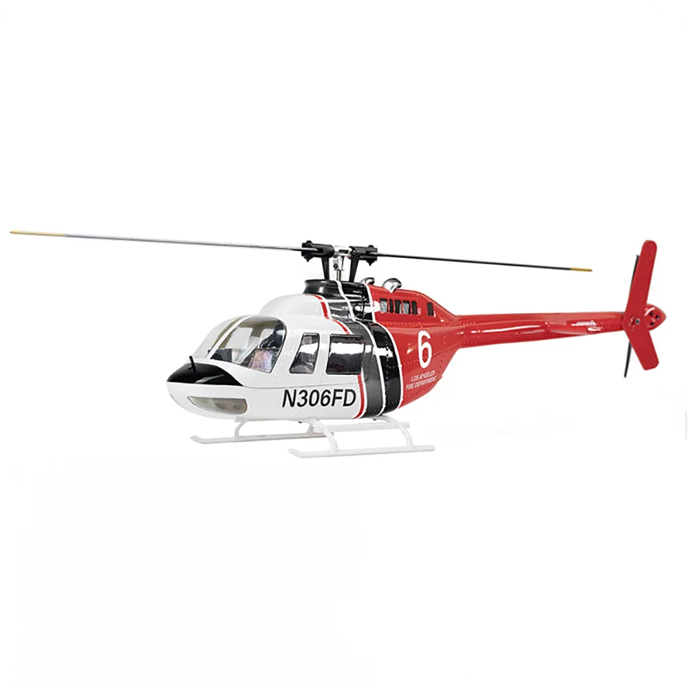 FLY WING Bell 206 V3 470 CLASS RC Helicopter With H1 Flight Controller GPS PNP / RTF 2
