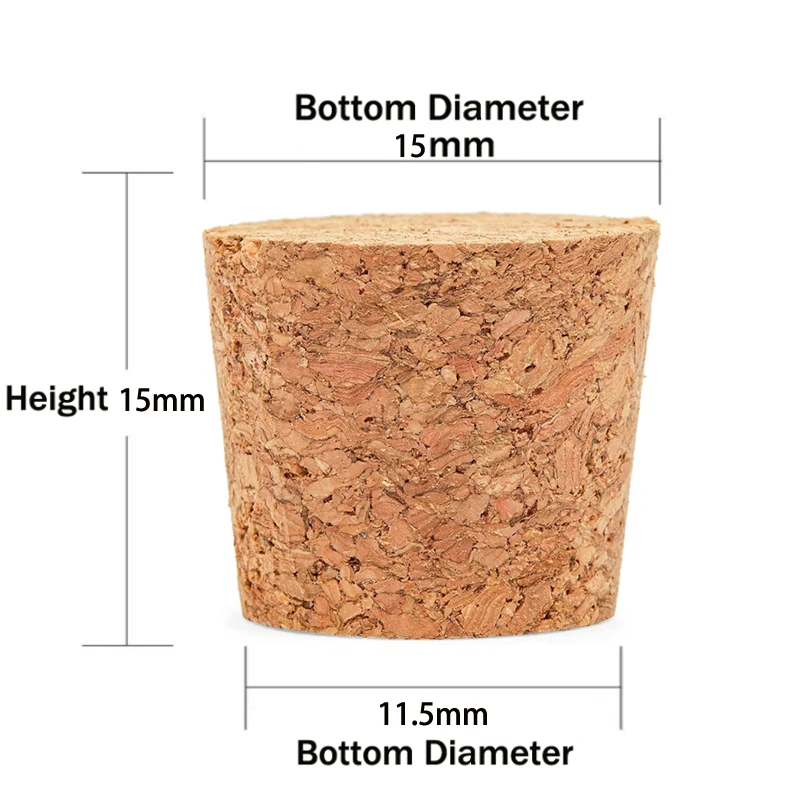 thumbnail image 2 of 30 PCS Wine Bottle Corks, Tapered Cork Stoppers Leakproof, Natural Soft 2 of 12