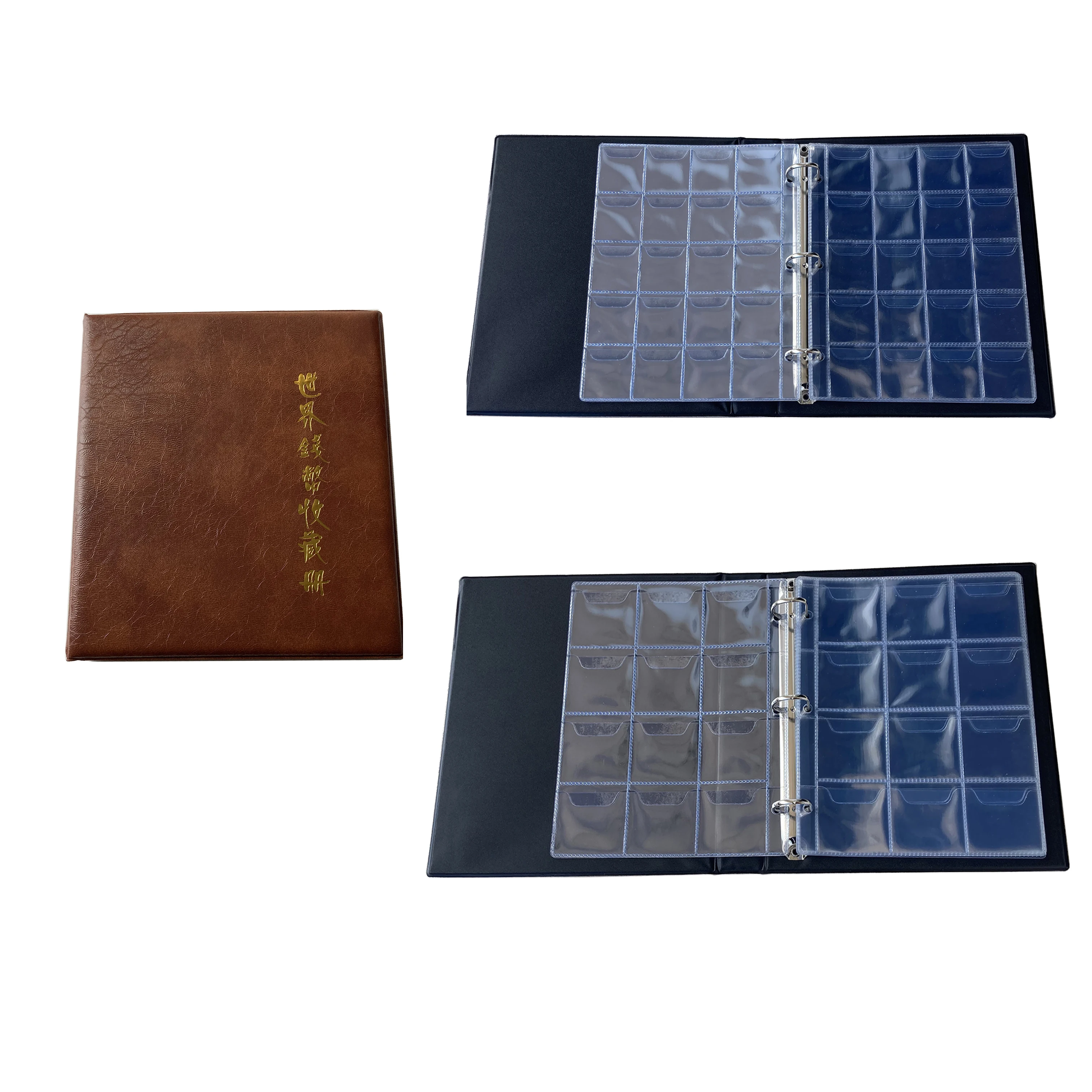 Álbum Para Monedas De 120 Bolsillos – Libro Verde De PVC Para Coleccionistas (15x11 Cm)