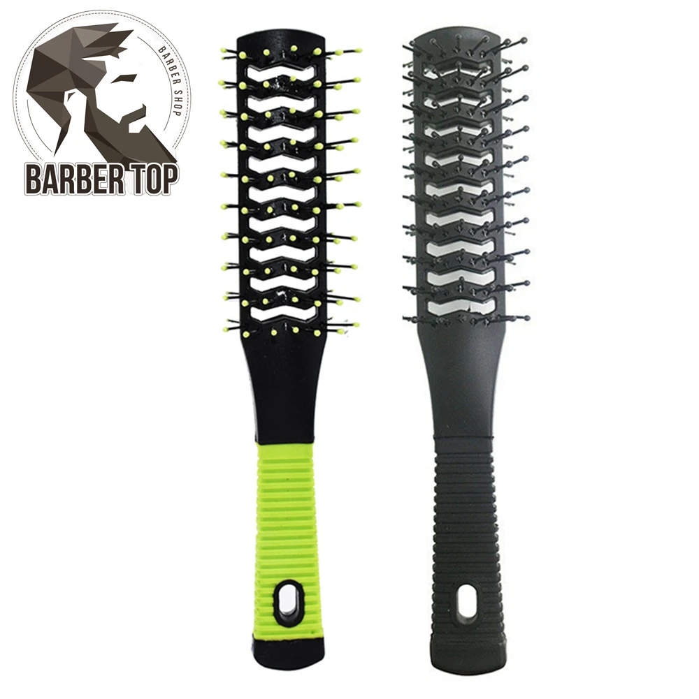 Pro Salon Double Side Massage Comb Anti-tangle Brushes Hairdressing Detangling Wide Teeth Anti Loss Combs Hairstyling Brush 1set 2pcs hepa filter tangle free debris extractor brush for irobot roomba 800 series 870 880 980 vacuum cleaner replacement