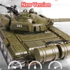 Omnidirectional Drive Metal 65CM Oversized T-72 Remote Control Tank 1:16 Launch Bullet Smoke Sound Barrel lift Electric RC Tank 3