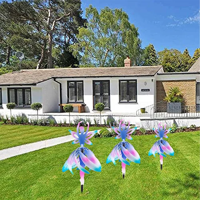 Tündér Balerina Szél Fonó Fémszobrok Tét Építő Kerti Terasz Udvar Innovatív Szeszélyes Szélmalom - Image 3