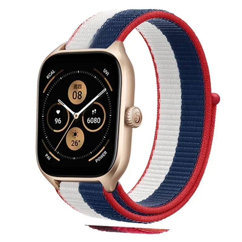 Nylon Loop Band Strap - Adjustable Watch Bracelet, 20mm/22mm