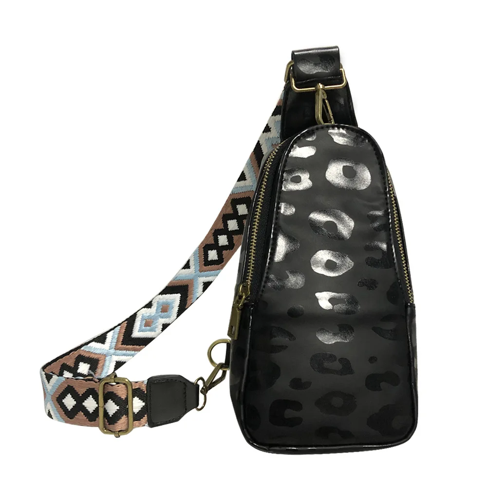Vintage Leather Crossbody Sling Bags Women Luxury Designer Fashion  Versatile Guitar Strap Fanny Packs Personalization Chest Bag
