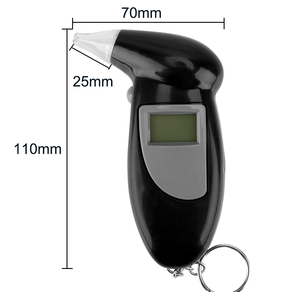 LCD Screen Alcohol Tester Digital Breath Tester Breathalyzer Police Alcotest Backlight Display Handheld for alcohol tester,breath alcohol tester