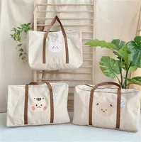 Large Maternity Bag for Baby Diaper Maternal Mommy Bag Bear Kindergarten Quilt Storage Bag Large-capacity Mom Travel Luggage Bag 1
