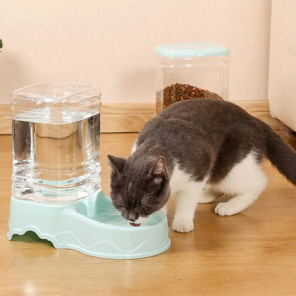 Automatic For Dog Water Drinking Cat Feeding Corner Dog Bowl Pet Feeder Dog Food Dispenser Drinking Bowl