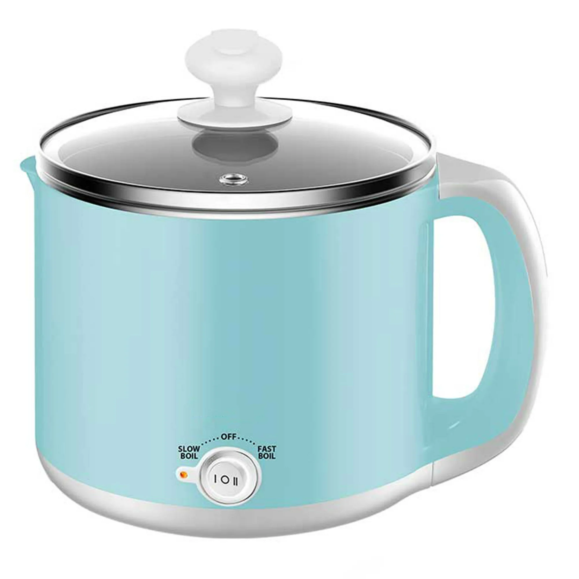 

Электрическая кастрюля из нержавеющей стали, 1,9 кварт, синяя