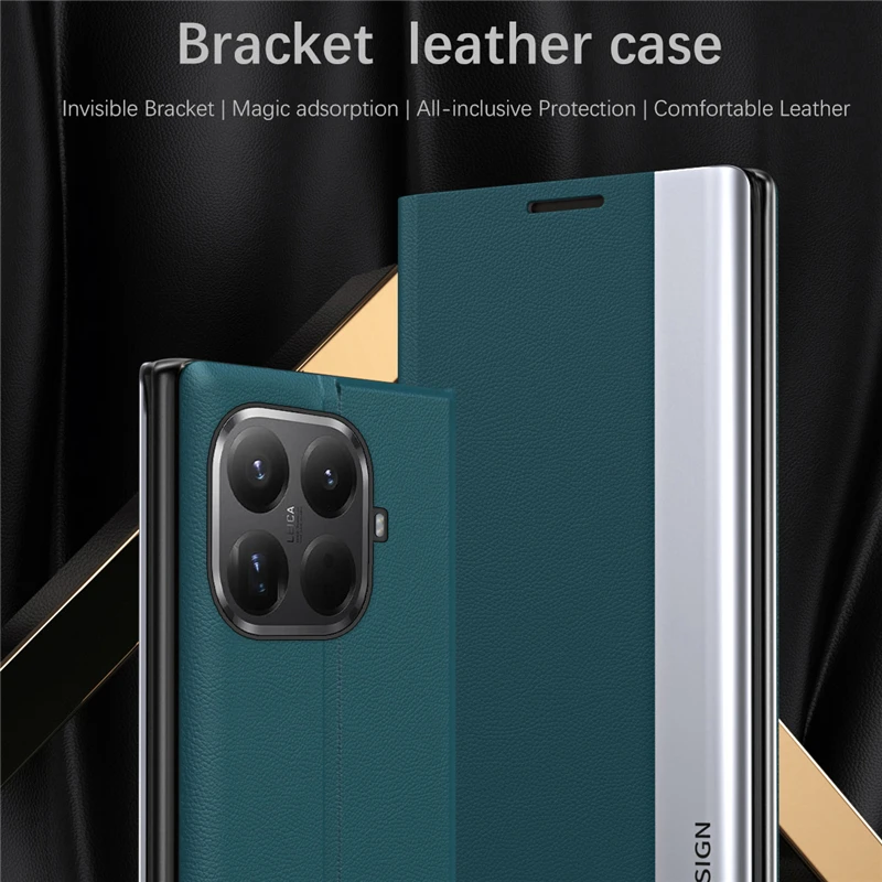 Luxury Shockproof Leather Flip Phone Case Cover