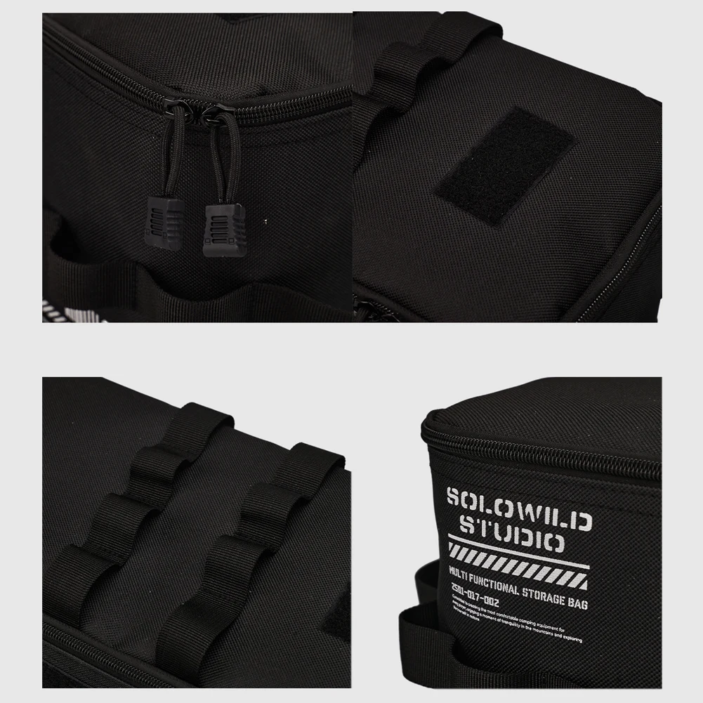 Camping Storage Bag Large Capacity Tank Stove Canister Pot Carry Bag Travel Tableware Handbag for Outdoor Hiking Picnic storage bag gas tank storage bag camping storage bag camping cookware bag