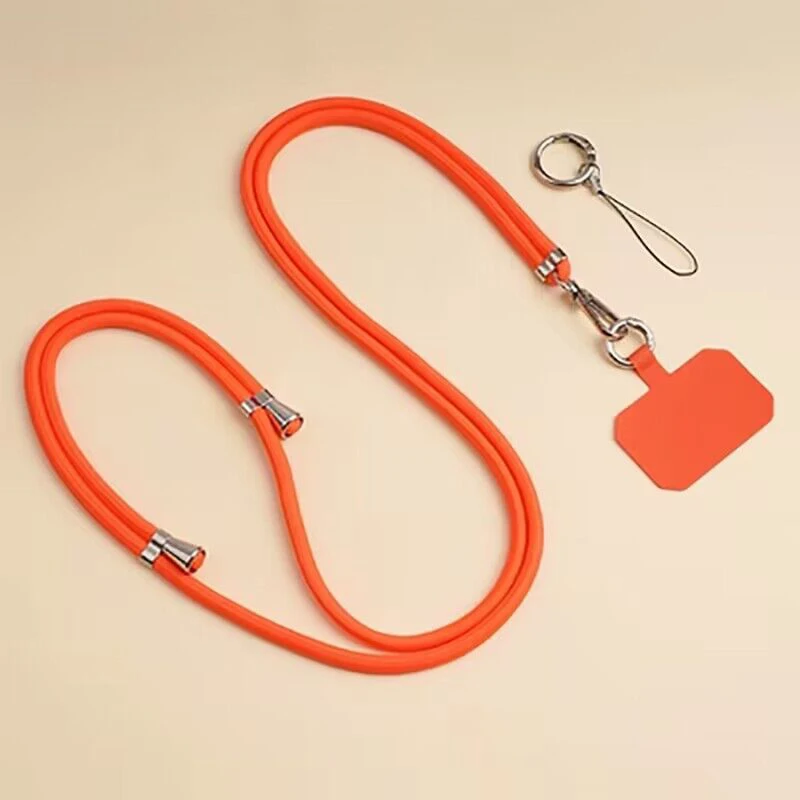 Universal Crossbody Lanyard Necklace with Adjustable Anti-Lost Strap and Clip